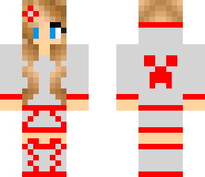 red creeper girl  31 likes plz