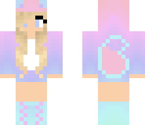rainbow wolf girl