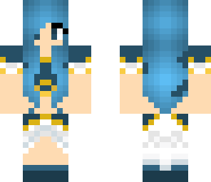 cute blue warrior
