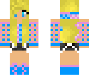 pink and blue