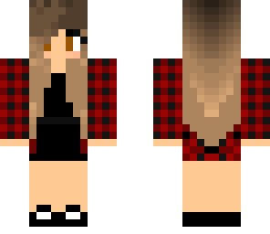 red checker girl