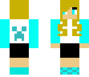 aqua creeper girl