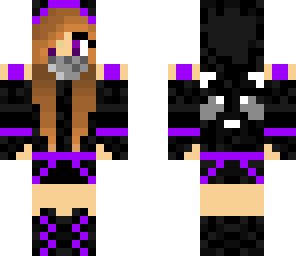 purple ninja panda girl