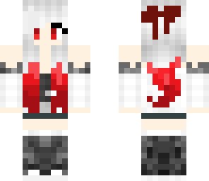 girl with blood