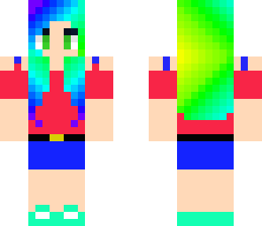 rainbow girl