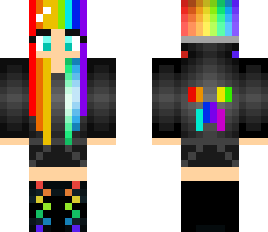 rainbow girl
