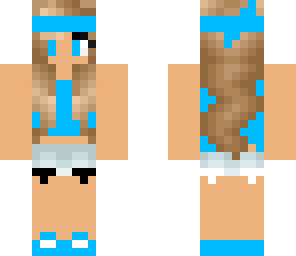 blue girl