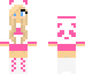 cute pink panda