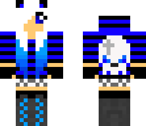 blue skull girl
