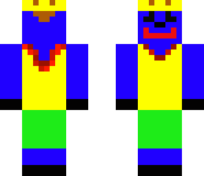 blue king in tank top