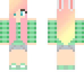 girl with bunny ears