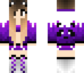 purple panda girl