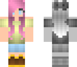 black and white and pink and yellow and blue girl