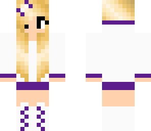 cute purple girl