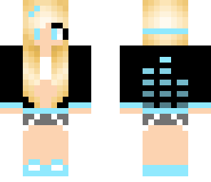 blue music girl