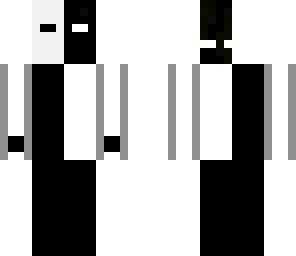 black and white