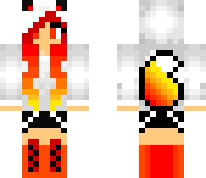 flame wolf girl