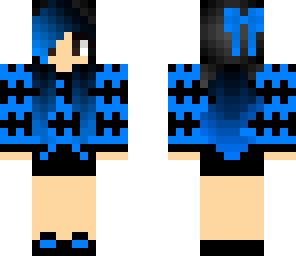 black and blue cutie