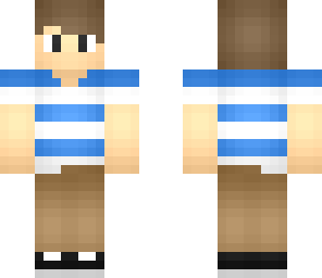 blue stripes boy by willbear