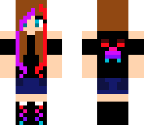 multi-colored creeper girl 2