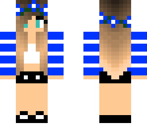 blue girl