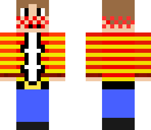 stripe shirt and jeans guy