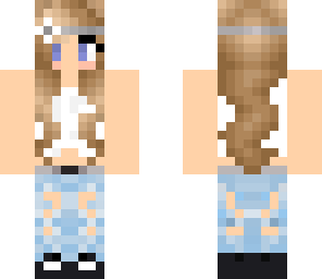 girl with jeans