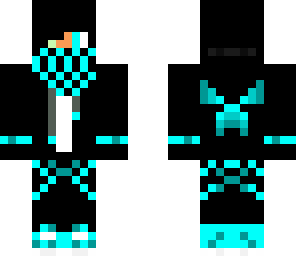 man in blue