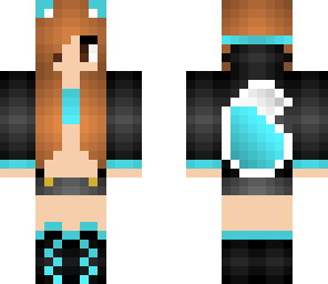 blue wolf girl