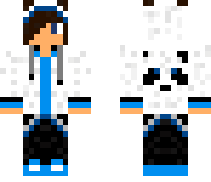 blue panda boy