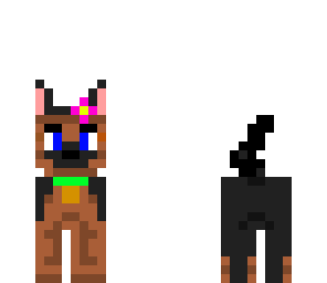 girl dog
