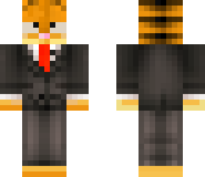 garfield in black