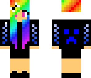 black rainbow girl