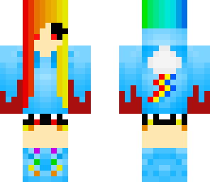 evil rainbow dash