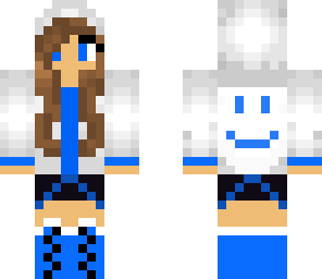 cute blue gal