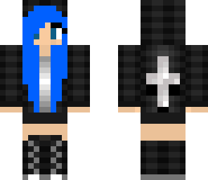 cute blue girl