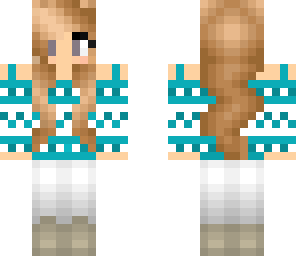 cyan sweater