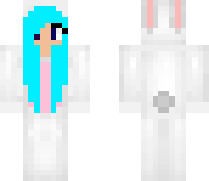 blue bunny girl