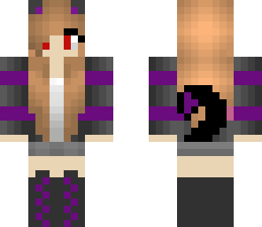 purple emo girl