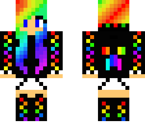 rain bow girl