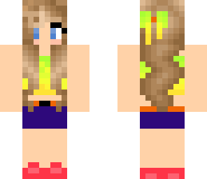 girl with top gradient