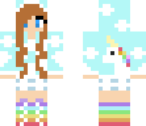 rainbow unicorn girl