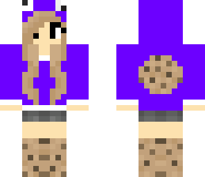 purple cookie girl