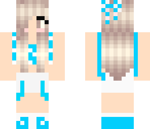 blue bow girl