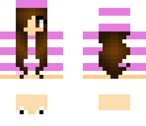 pink and white sweater gurl