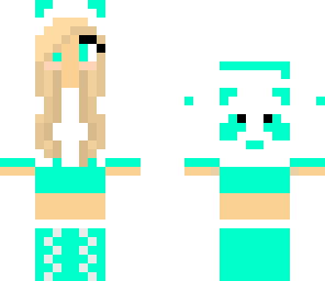 turquoise panda