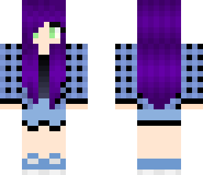 blue girl