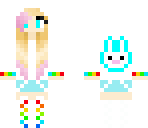 blue bunny girl
