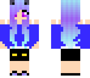 blue girl