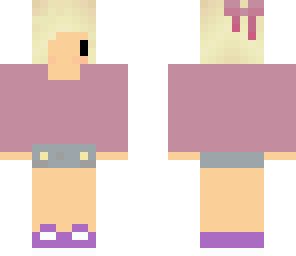 short blonde haired girl